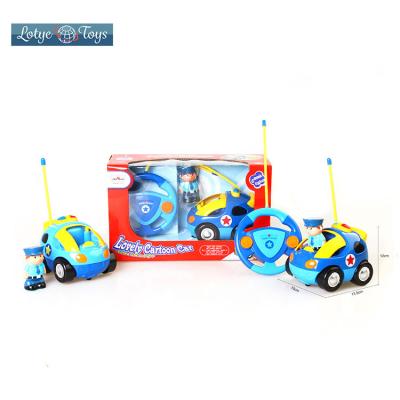 China RC Cartoon Race Car RC Model with Music and Lights Radio Control Electric Toy for Kids and Baby Toddlers Kids for sale