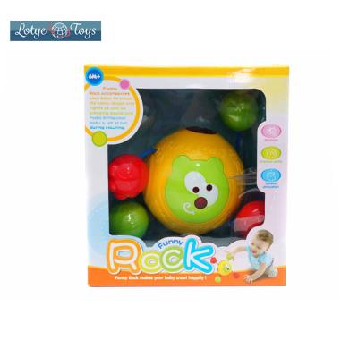 China Funny Music And Light Baby Rock Ball Educational Sensory Toy For Kids 6+ Month Y73195 for sale