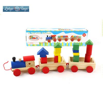 China Model Toy Stacking Train - classic toddler wooden toy for sale