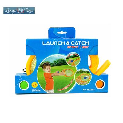 China Sports Toy Kids Outdoor Sports Game Throwing and Hook Racket Set for sale