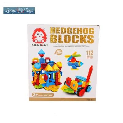 China DIY TOY Funny hedgehog enlighten stacking building block toys for sale