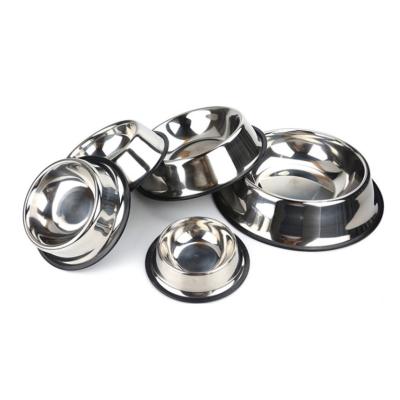 China Sustainable Stainless Steel Dog Bowl Pet Water Bowl Metal Pet Food Container for sale