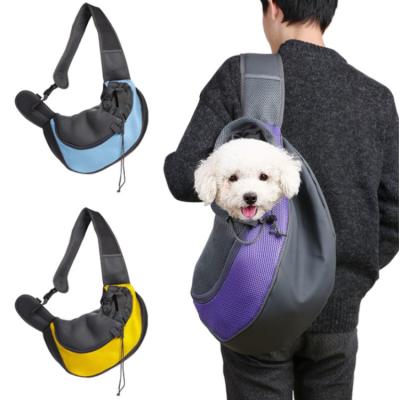 China Breathable Portable Outdoor Travel Cat Dog Shoulder Bag Dog Carrier Shoulder Bag for sale