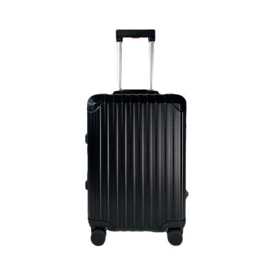 China Small Case Fashion Factory Manufacturer OEM/ODM Aluminum Luggage Trolley Sets Spinner Wheel Travel Suitcase for sale