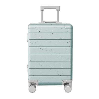 China Aluminum Paris 24 Travel Package Aluminum Bag Factory Custom Size Color Carry On Scooter Suitcase Direct Selling for sale