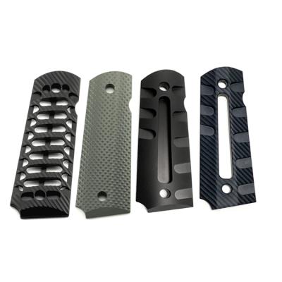 China Custom Aluminum Alloy Draft Aluminum Tactical Pistol Colt 1911 Grip for sale