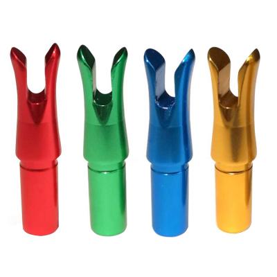 China ID 5.2mm Archery Bow Hunting Shaft 6.2mm Hunting Tails Insert Pin Aluminum Arrow Nock for sale