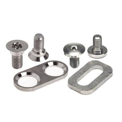 China Mountain Bike Shimano SPD LOOK KEO Titanium Pedal Cleat Bolt Screw Spacer for sale