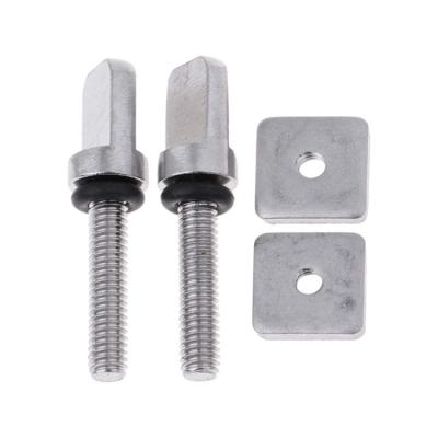 China Pan Fin Thumb Screw Channel Plate For Long SUP Stand Up Paddle Board Longboard for sale