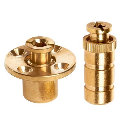 China Factory Brass Wood Concrete Handle Machining Deck Anchor For Swimming Pool Safety Cover for sale