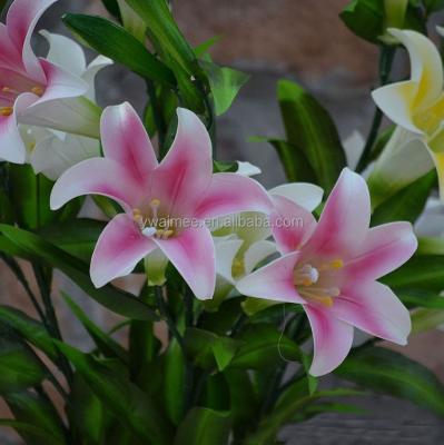 China Artificial flower for flower bulbs for sale wholesale high simulation bases for flower arrangments export, lily flower bulbs for sale (AM-ZP27) for sale