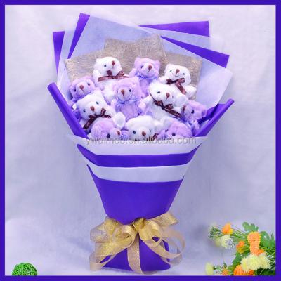 China Wholesale 2014 mini, hotsale teddy bear teddy bear bouquet (AM-BW02) for sale