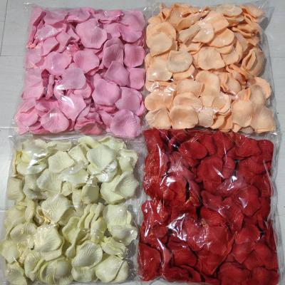 China Wedding& home decoration& celebration to wedding rose petal garlands wholesale wedding real touch rose petal paper garlands (AM-FP-021) for sale