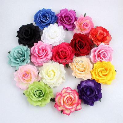 China Artificial Flower Wholesale Yiwu Aimee Silk Flower Rose Heads For Wedding Decoration (AM-SR01) for sale