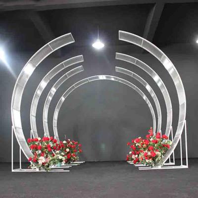 China Yiwu Aimee New Metal Supplies Wholesale Wedding Arch Decoration (AM-BJ03) for sale