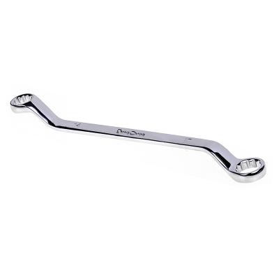 China Hot Sale C45 14*17mm Carbon Steel Deep Offset Box End Wrench With Ratchet Gear for sale