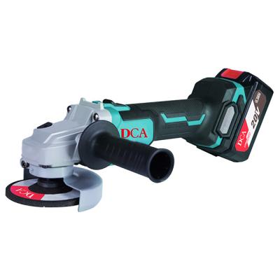 China General Grinding and Polishing DCA 115mm Mini Cordless Angle Grinder Machine with Brushless Motor for sale