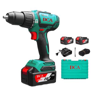 China Best Price Hand Tools Small Electric Driver Machine 20v Battery Cordless Brushless Drill 13mm for sale