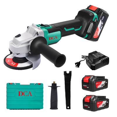 China Cordless General Grinding and Polishing DCA Machine- The 20V Motor Battery Brushless Angle Grinder for sale