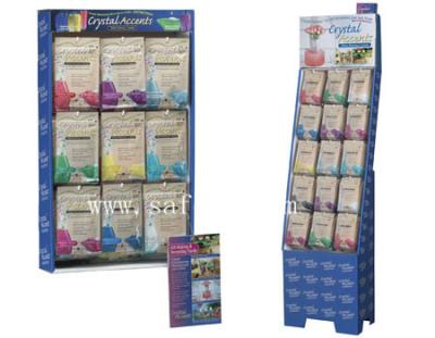 China Pack Gift Cardboard Corrugated Pegboard Displays Unit in Wal-Mart for sale