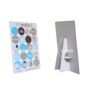 China Custom Easel Display Stand with Cards Holder,Paper Counter Table Top Stands for sale