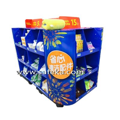 China POS Full Pallet Design Display Rack for Walmart for sale