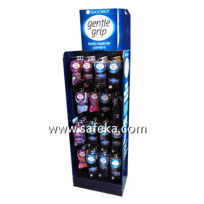 China Socks POP Corrugated Pegboard Display,Hook Displays in Store for sale