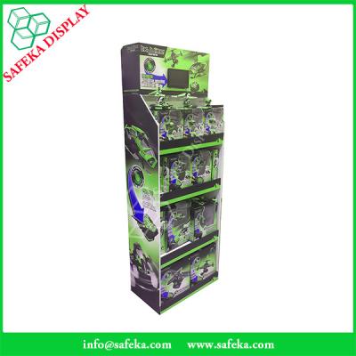 China 4 tiers innovative pop displays merchandising retail floor corrugated displays for toys for sale