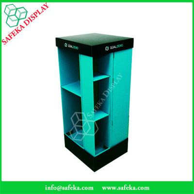 China 4 side Paper material shelf cardboard point of sale supermarket shelf stand corrugated for sale