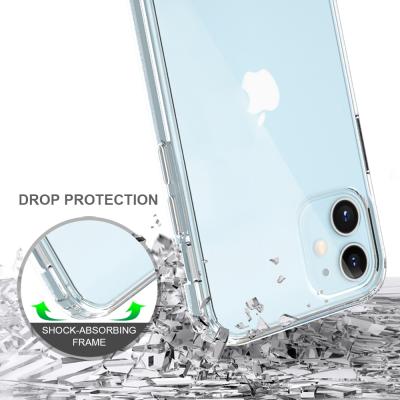 China New Design Clear TPU Protector Transparent Bumper Case For iPhone 12 Mini 5.4 Acrylic Protective Case for sale