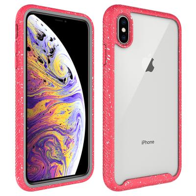 China Hybrid Case With Crystal Clear Full Armor Phone Case Slim TPU Back And Bumper 360 Degree Protector For iPhone XS Max Anti Scratched Transparent Case for sale