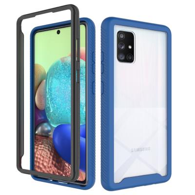 China Drop Protective 360 ​​Full Body Protective Mobile Phone Case For Samsung Galaxy A71 5G UW TPU Shockproof PC Case for sale