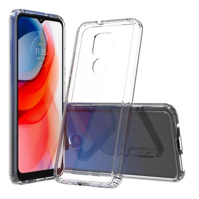 China Drop Pad For Motorola G Play 2021 PC Transparent HQ Clear TPU Cell Phone Case for sale