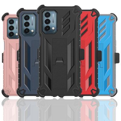 China Anti-drop For Oneplus Nord N200 5G TPU Case Kickstand PC 2 IN 1 Mobile Phone Case Cover for sale