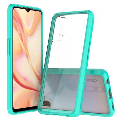 China Clear Protector Back Cover For Oppo A71/X2 Neo/X2 Lite/Find X2 Acrylic Bumper TPU Protective Phone Case For Oppo Reno 3 5G/3 pro for sale