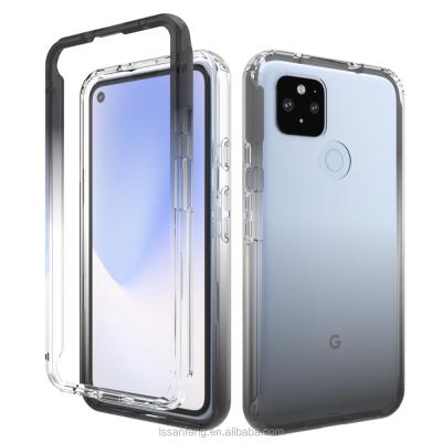 China Gradient Clear Color Soft TPU Accessories Cover Mobile Phone Clear Phone Case For Pixel 3/3A/3A XL/3XL/4/4A/4XL/5XL/5XL 5G/4A 5G/5 from google for sale