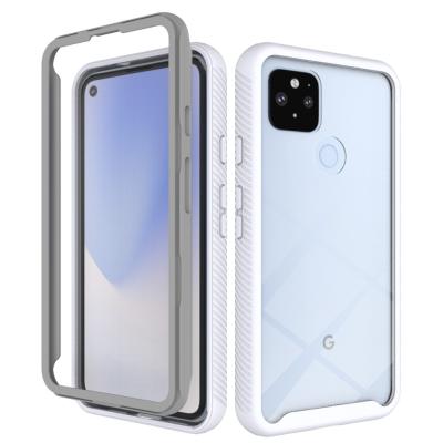 China Fashion Transparent Phone Case Soft TPU Shockproof Mobile Covers Full Protection TPU Case For Google Pixel 4A 5G Back Cover for sale