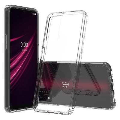 China Anti-drop PC TPU Cell Phone Snare Case For T-Mobile Revvl V+ 5G 2021 New Phone Back Covers for sale