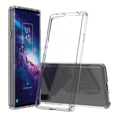 China Transparent Acrylic Anti-scratch Back Cover Case For TCL 20 PRO Hybrid Cell Phone 5G Cases For TCL 20 pro 5G for sale