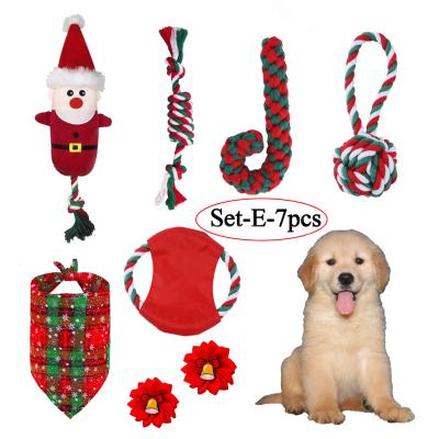 China Sustainable Christmas pet dog toys rope high quality rope dogs toys new dog rope toys for sale