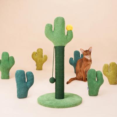 China Cat Scratching Post Cactus High quality viable Cat Scratcher featuring the growing cactus cat tree for sale