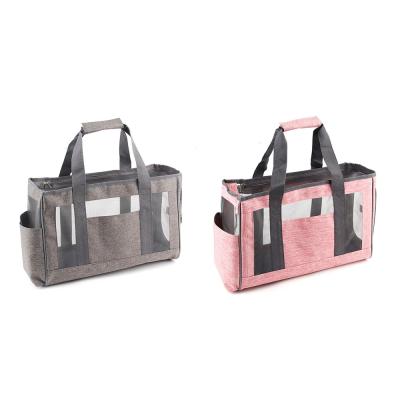 China Wholesale Viable Easy Dog Carrier Carry Storage Breathable Mesh Pet Cat Carrier Bag for sale