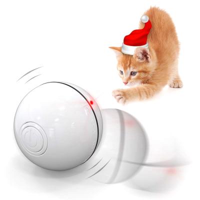 China Viable Pet Smart Cat Laser Interactive Toy Ball with USB, Self Automatic Rotation and Built-in Led Light Pet Toys for sale