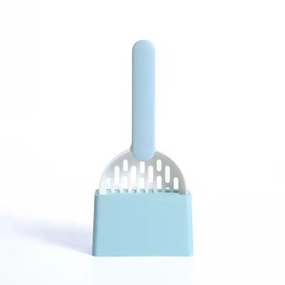 China New Plastic Cat Poop Shovel Tool Pet Poop Cleaning Shovel Stabilized Feeds Cat Litter Shovel Thickened Cat Poop Feeds Viable Pet for sale