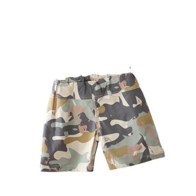 China 2021 Hot Selling Breathable Baby Boy's Pants And Shorts Korean Cool Cargo Boy's Summer Camouflage Shorts for sale