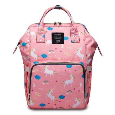 China Good Price Mummy Diaper Bag Multi-Function Mummy Diaper Bag Baby Mummy Backpack Backpack Bag for sale