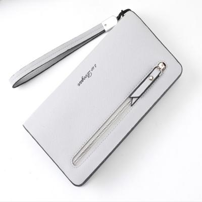 China Wholesale Large Capacity Card Wallet Phone Case Zipper Clasp Wallet for sale