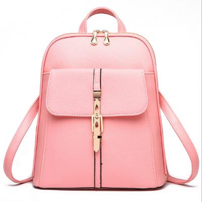 China Spring Anti-theft Summer Anti-theft Summer Student Backpack Lady Bags PU Backpack Hot Selling Leather Bag for sale