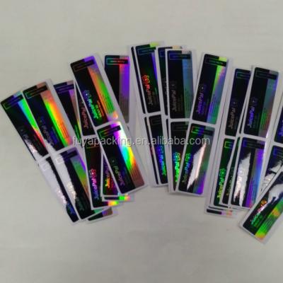 China 10ml Vial Holographic Printing Waterproof Label In Hologram Material for sale