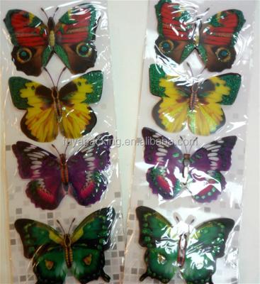 China Wholesale Fashion Design 3D Butterfly Wall Sticker Home Decor Poster Good For Kids Rooms Stickers for sale